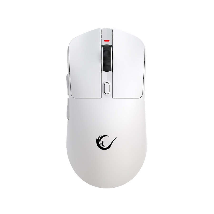 Miš gaming RAMPAGE Aeris Wireless RGB Charging Stand White 24000 DPI 3311 Sensor Rechargeable 80 Million Huano Switch, 4