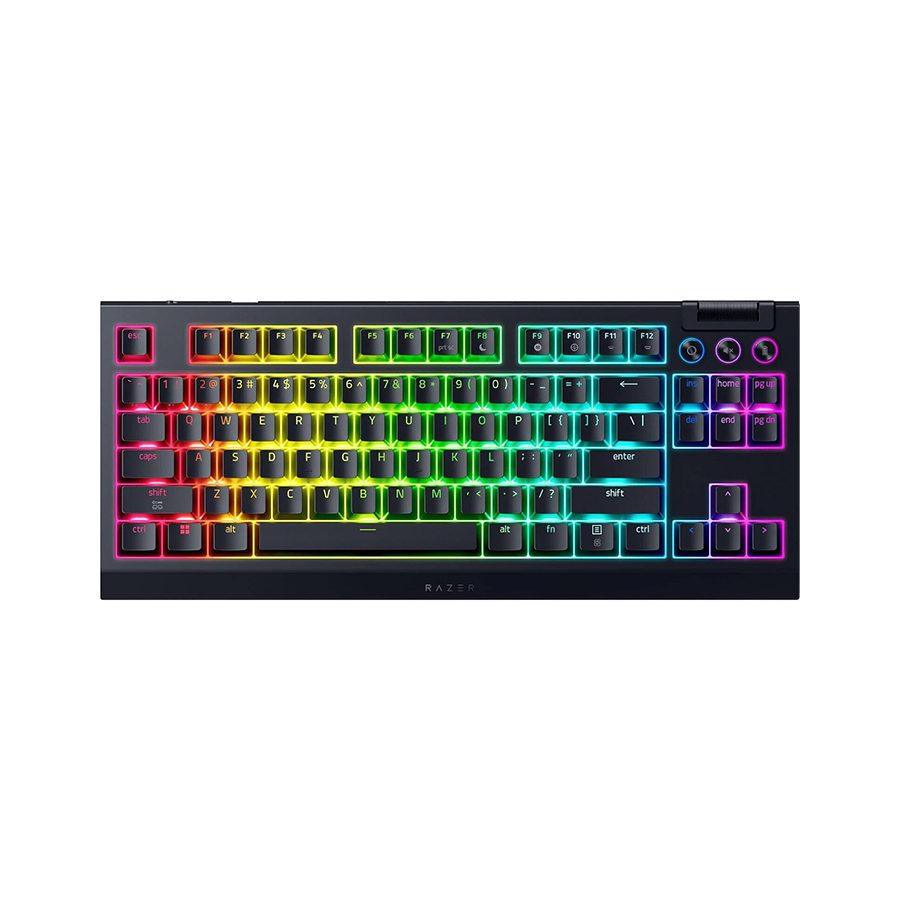Tastatura Razer BlackWidow V4 Tenkeyless HyperSpeed – Hot-swappable Wireless Mechanical Gaming Orange Tactile Switch – U