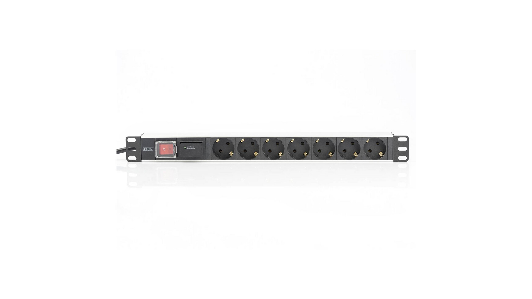 Napojni panel za rack 7 utičnica DN-95407 sa zaštitom Digitus