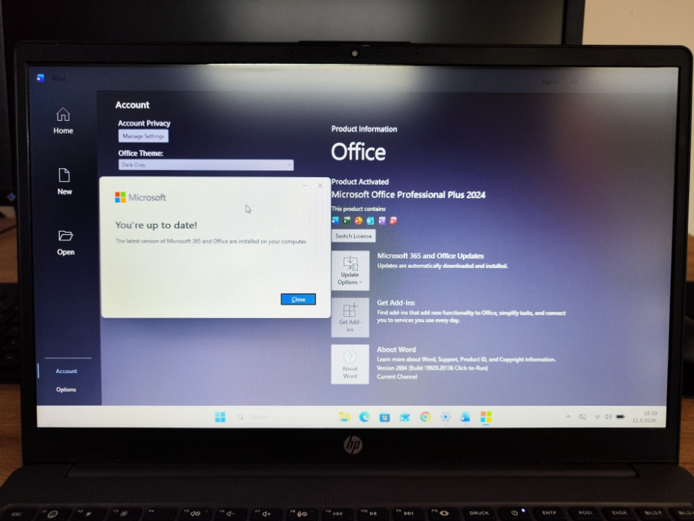 Laptop Hp 255 G10 Ryzen 5 7530u 16GB 512GB WIN 11 Office 2024