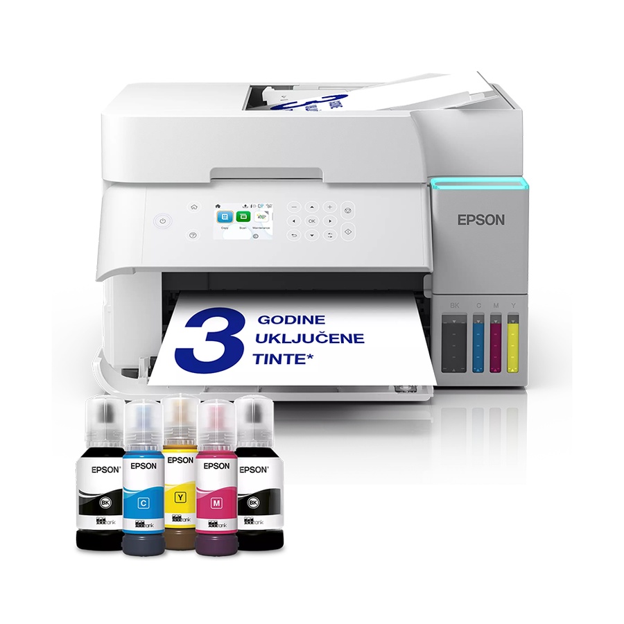 Printer EPSON EcoTank L6376 print/scan/copy/ 35str/min crno-bijelo.23str/min boja. 4800×1200 dpi. ADF, Duplex(scan, copy