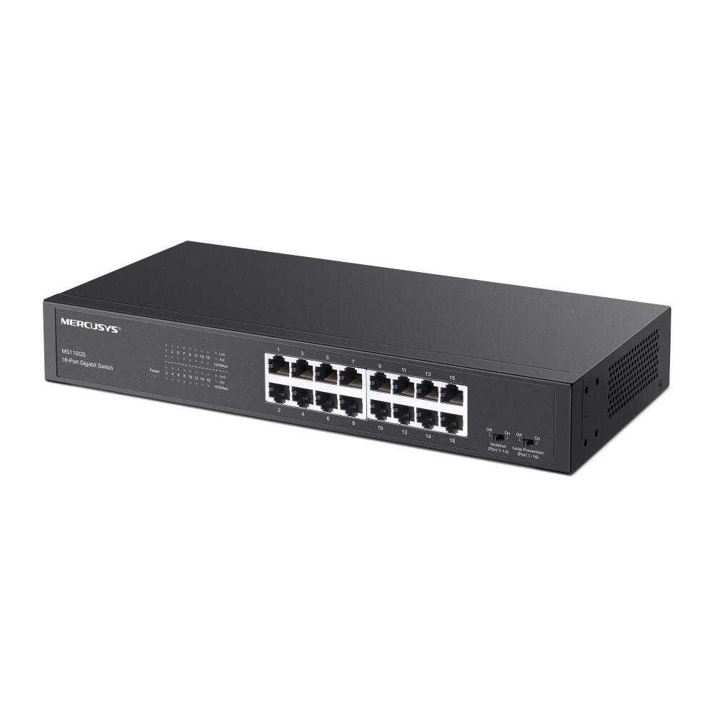 Mercusys MS116GS Gigabit 16 Portni Switch