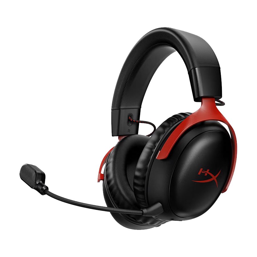 Slušalice sa mikrofonom HyperX Cloud III S Wireless, black-red, A59Z0AA