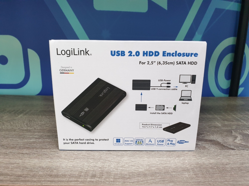 Logilink HDD Box 2.5" SATA USB 2.0
