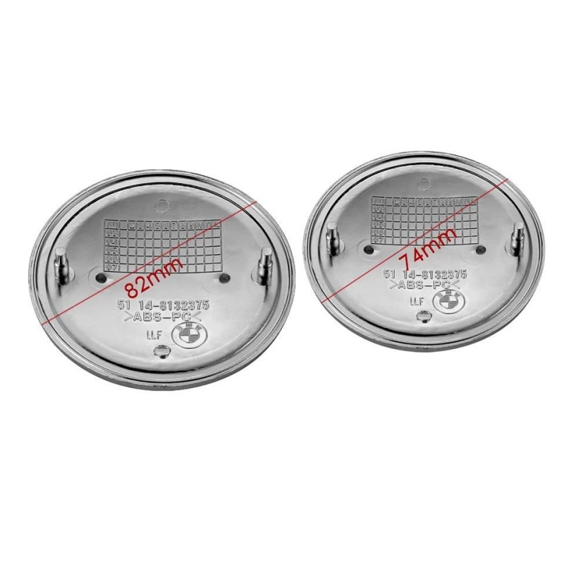 BMW Znak za Haubu Gepek Znakovi 82mm i 74mm