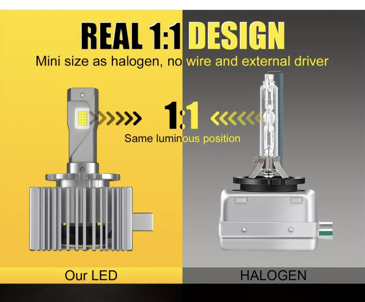 Sijalice D1S Led 6500K 55000LM jacina D1R D3S D3R