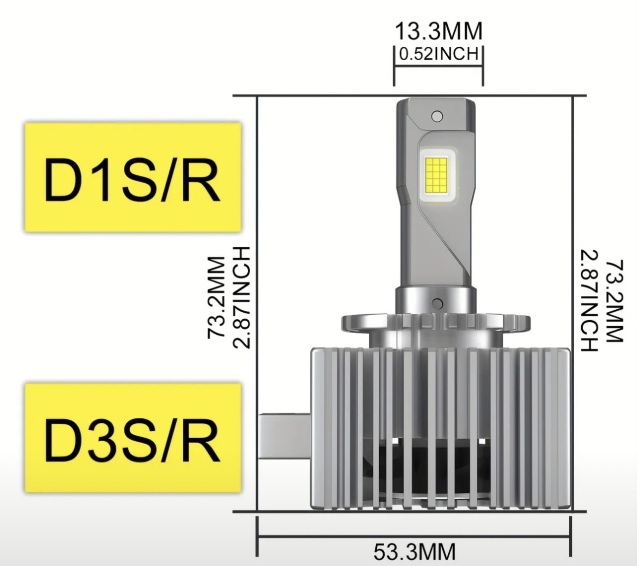 Sijalice D1S Led 6500K 55000LM jacina D1R D3S D3R