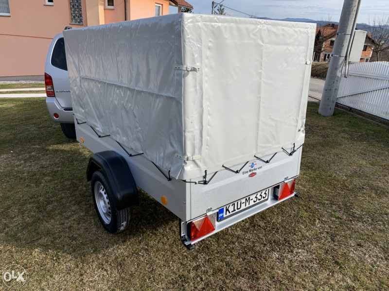 Prikolica za Auto TPV 750kg sa ceradom bruto 750 kg