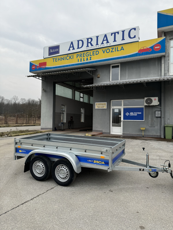Prikolica Dvoosovinka za auto 750kg sa dvi osovine 750 kg