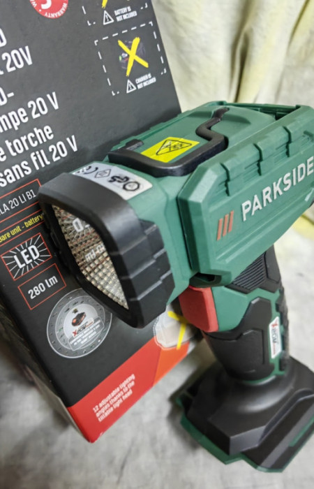 ParkSide Aku Led Baterija lampa snazna jaka Park Side
