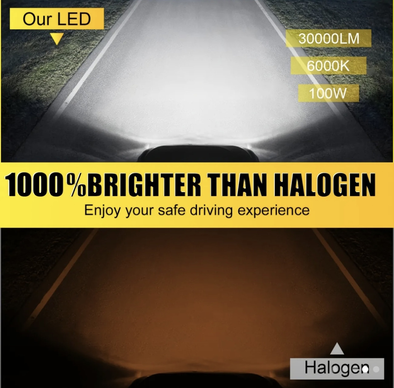 Sijalice D1S Led 6500K 55000LM jacina D1R D3S D3R