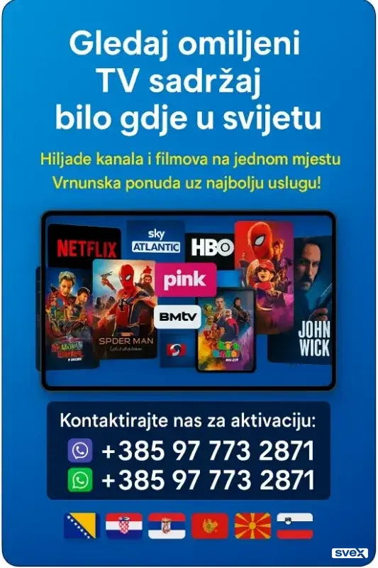 TV streaming usluga - pristup kanalima i filmovima