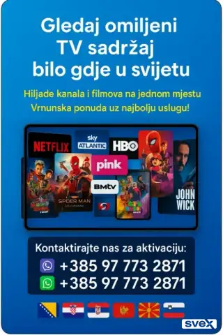 TV streaming usluga - pristup kanalima i filmovima