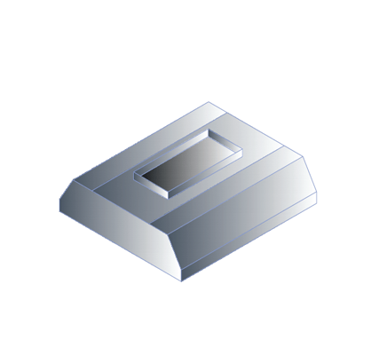 Ostrvska ravna napa ORN 4000x1800x500 mm