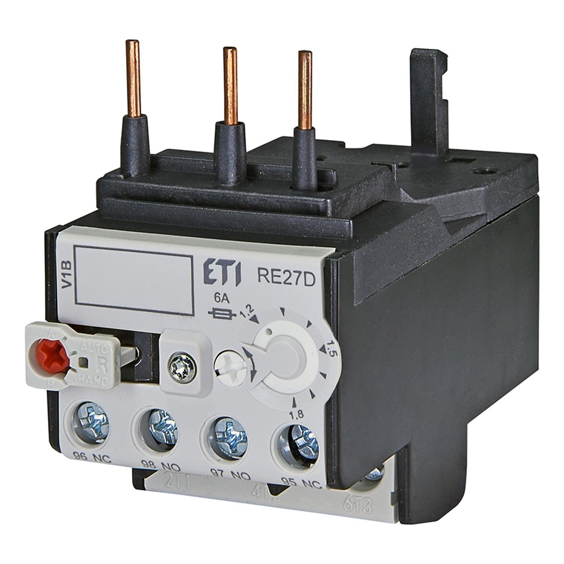 Nadstrujni termički rele RE27D 1.2-1.8A CEM Bimetal Eti
