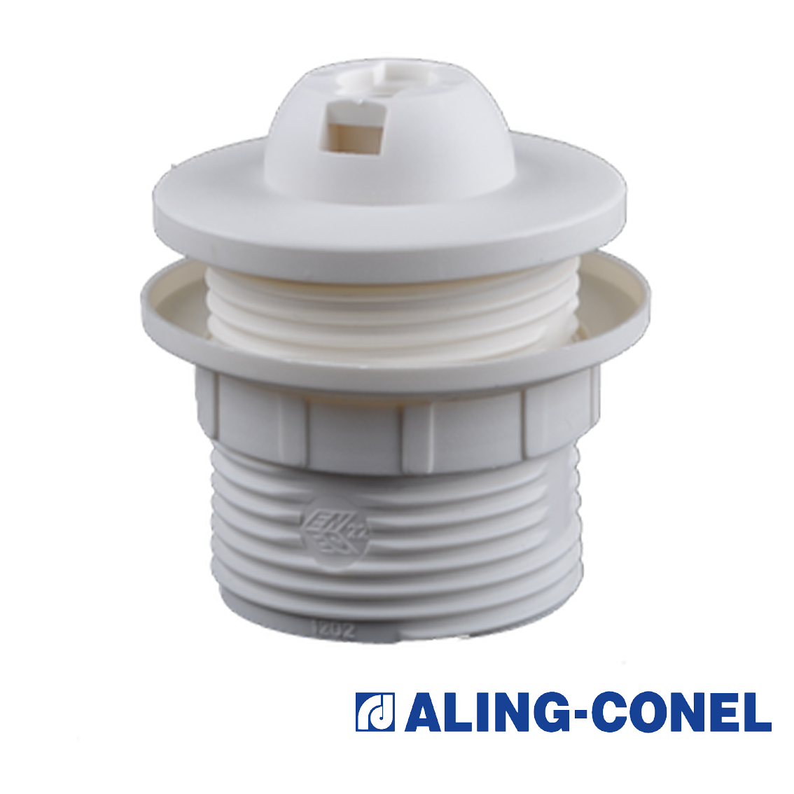 Bakelitno grlo E27 luster bijelo Aling conel