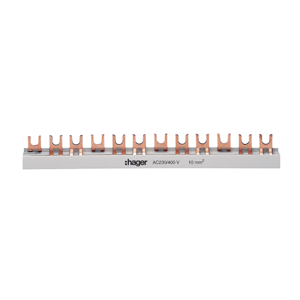 Hager KDN363B Sabirnica viličasta 3P 63A 10 mm2 57 modula