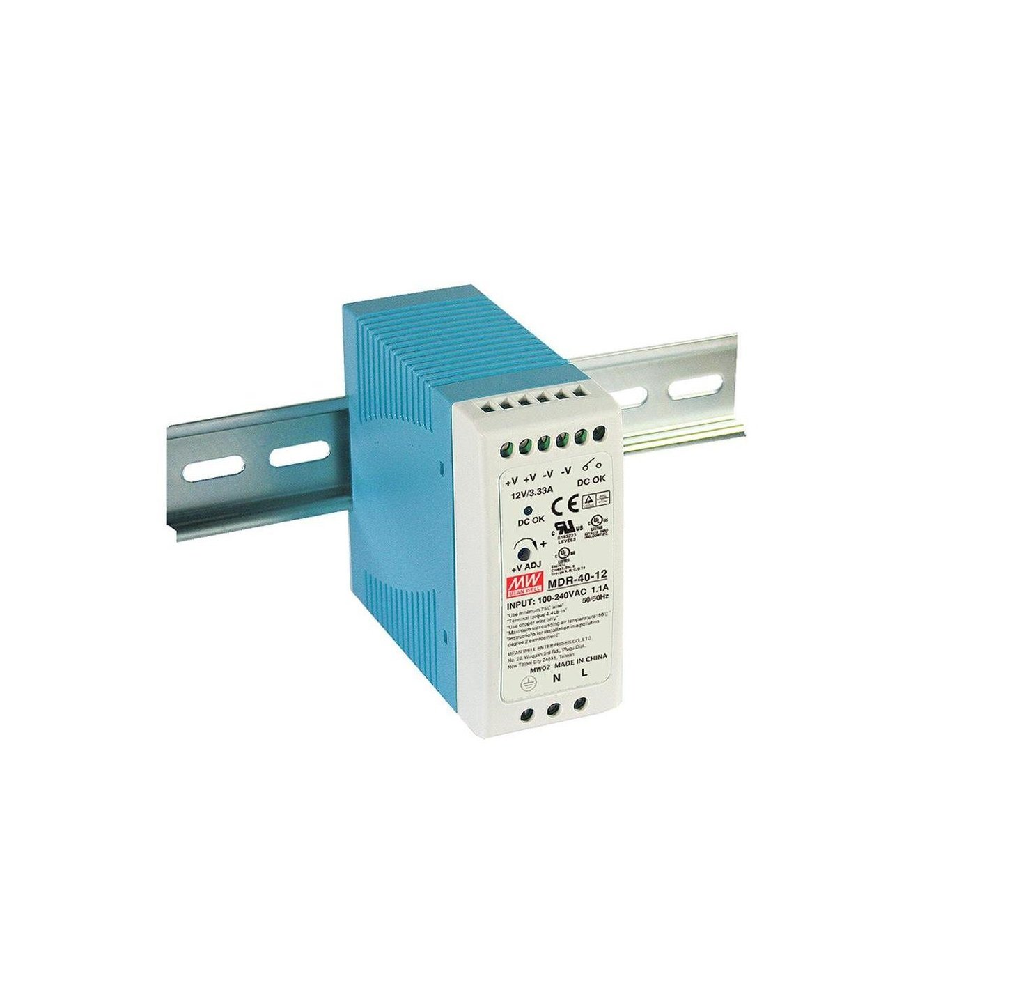 Industrijsko napajanje 24v 40w MEAN WELL MDR-40-24