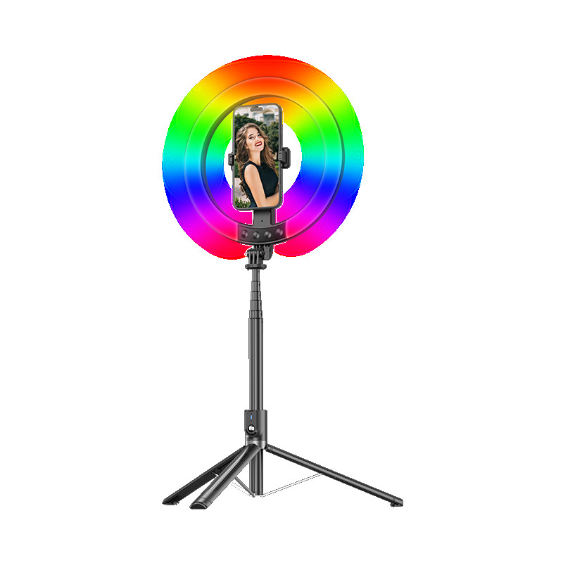 Selfie stalak s ring svjetlom Gigatech, RGB