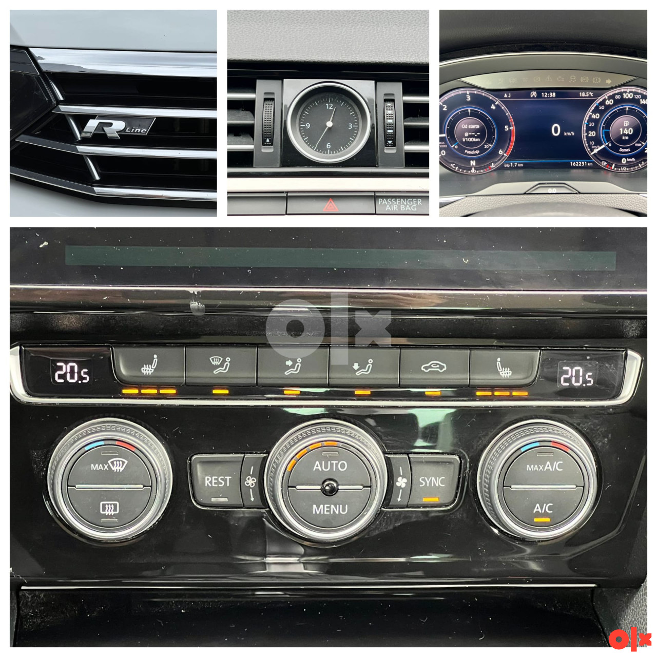 VOLKSWAGEN PASSAT R-LINE 2.0 TDI DSG7 110kW 2018