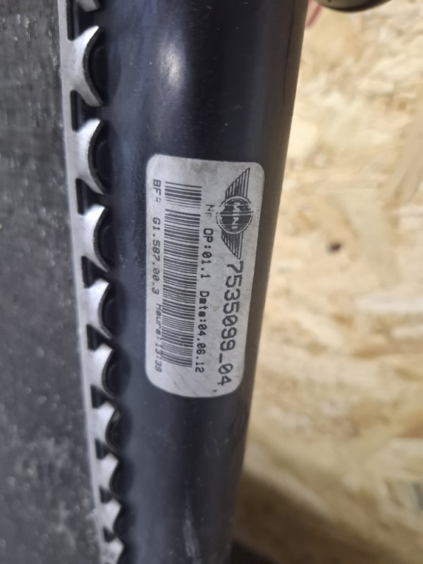 HLADNJAK VODE MINI COUNTRYMAN R60 1.6 B16 BENZIN 7535099