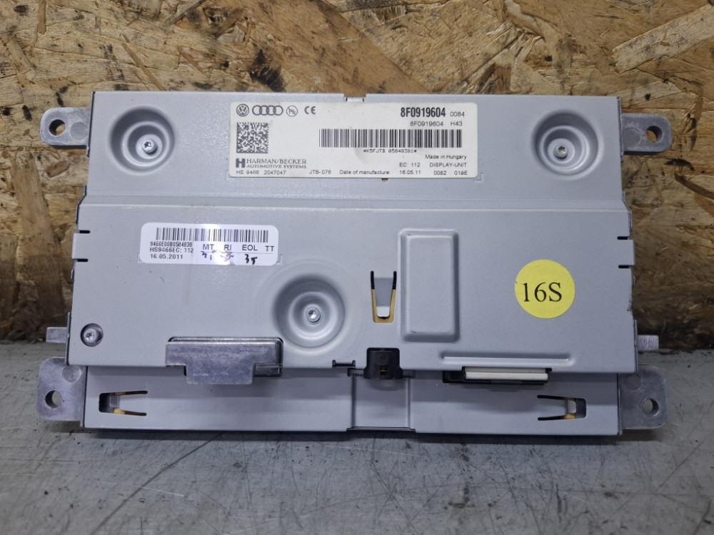 EKRAN DISPLEJ NAVIGACIJA AUDI A5 8T 8F A4 8F0919604