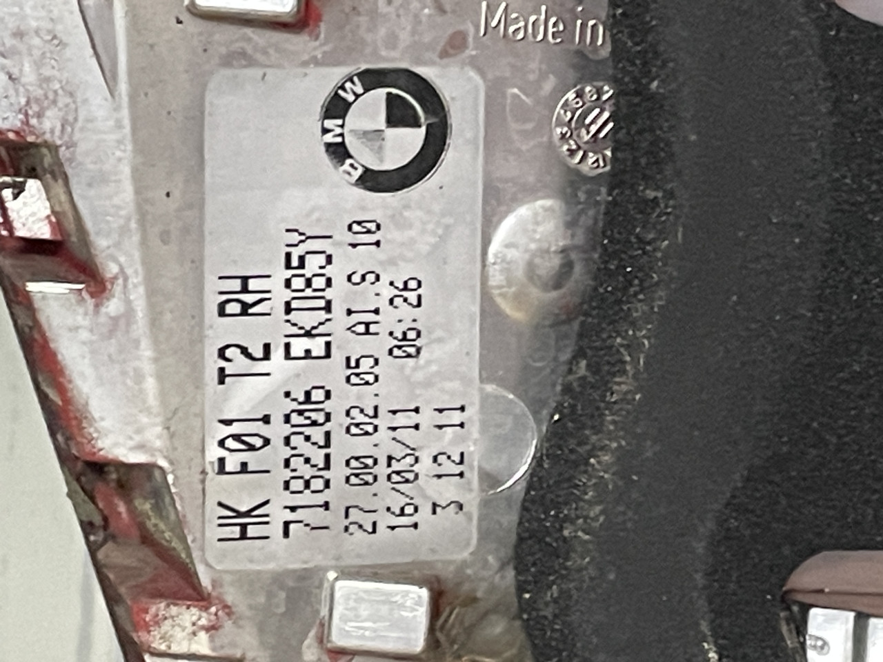 STOPKE BMW 7 F01  7182198 7182206