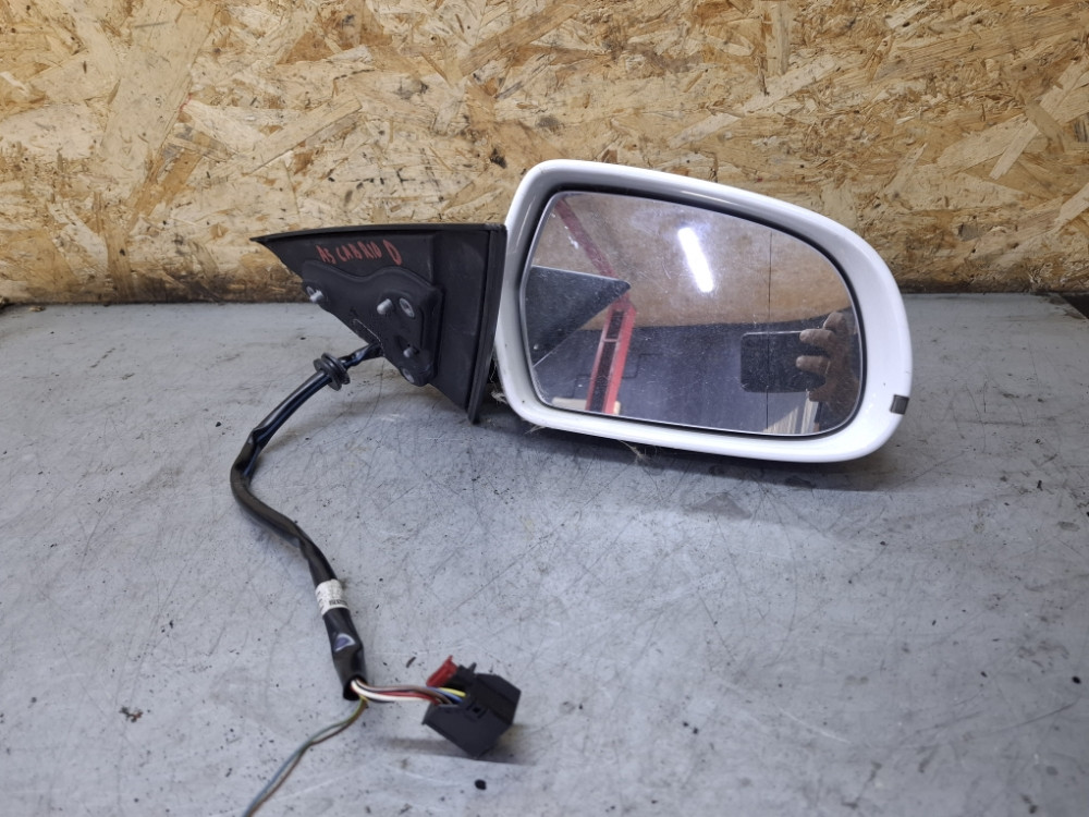 RETROVIZOR DESNI AUDI A5 8T CABRIO BIJELI 6 ZICA