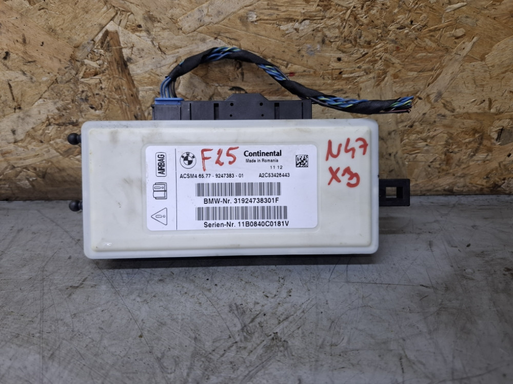 AIRBAG MODUL BMW X3 F25 9247383