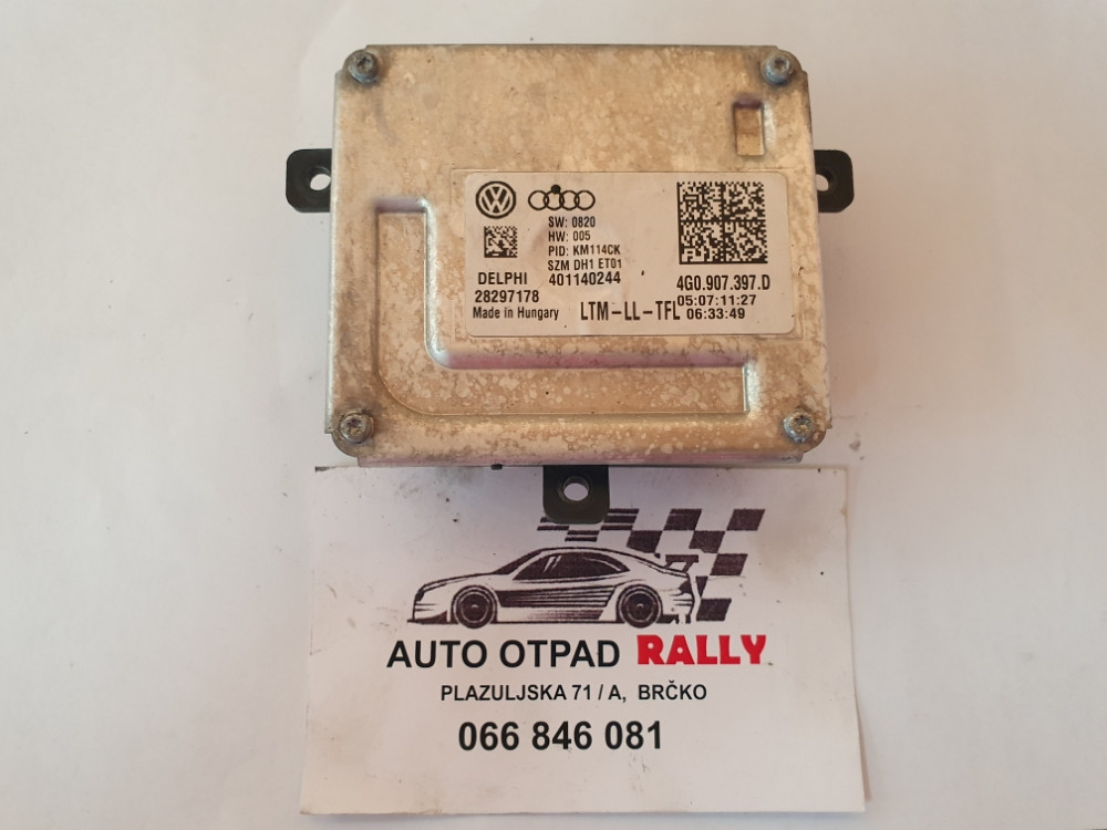 ELEKTRONIKA MODUL BALAST FARA AUDI A6 4G A7 A5 Q5 4G0907397D