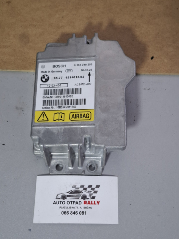 AIRBAG MODUL ELEKTRONIKA BMW X5 X6 E71 E70 N57 9214813 SRS