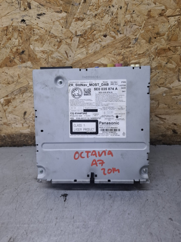 POJACALO RADIO SKODA OCTAVIA A7 5E0035874A