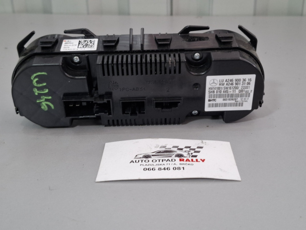 PREKIDAC VENTILACIJE KLIMATRONIK MERCEDES B W246 A2469003616