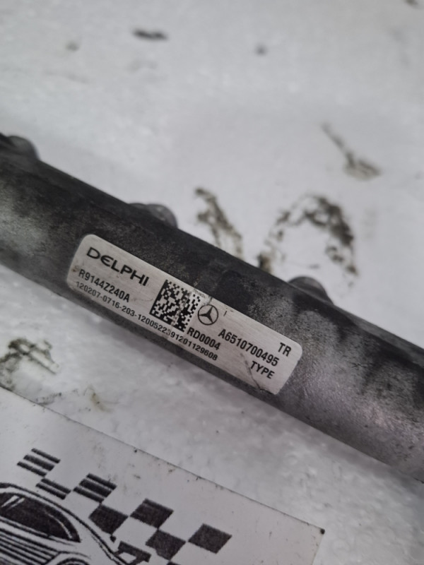 RAIL SIPKA RAMPA GORIVA MERCEDES W246 W176 651 A6510700495