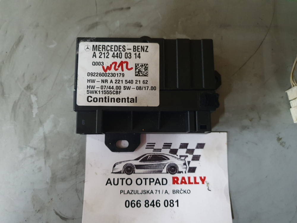 MODUL PUMPE GORIVA MERCEDES E W212 A2124400314