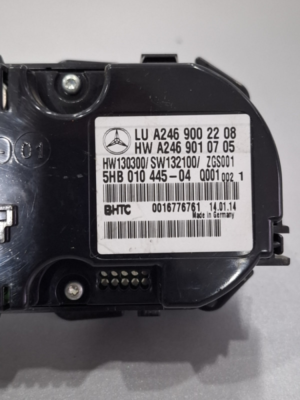 KLIMATRONIK PREKIDAC VENTILACIJE MERCEDES W176 W246 A2469002208
