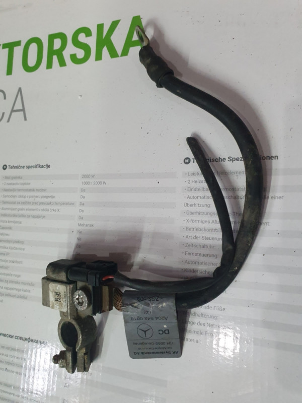 KLEMA MINUS MERCEDES C W204 A2045420818