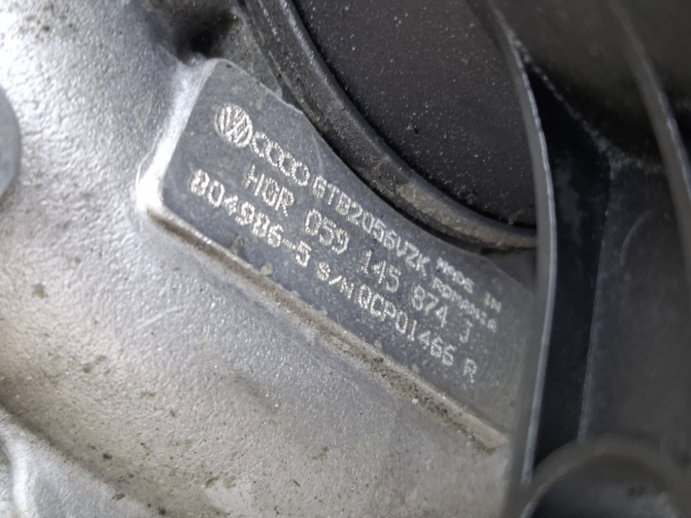 TURBINA TURBO AUDI A6 4G A7 3.0 059145874J GTB2056VZK