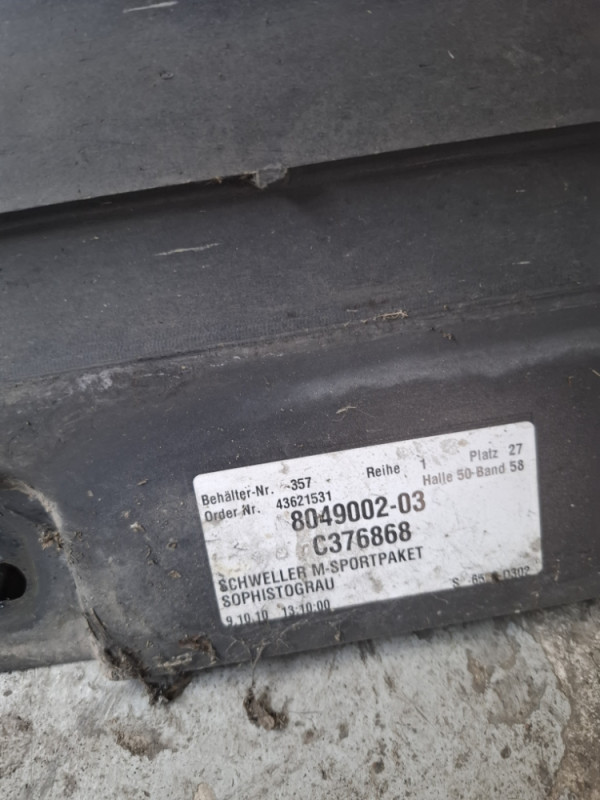 PRAGOVI M PAKET BMW 5 F10 8049001 8049002