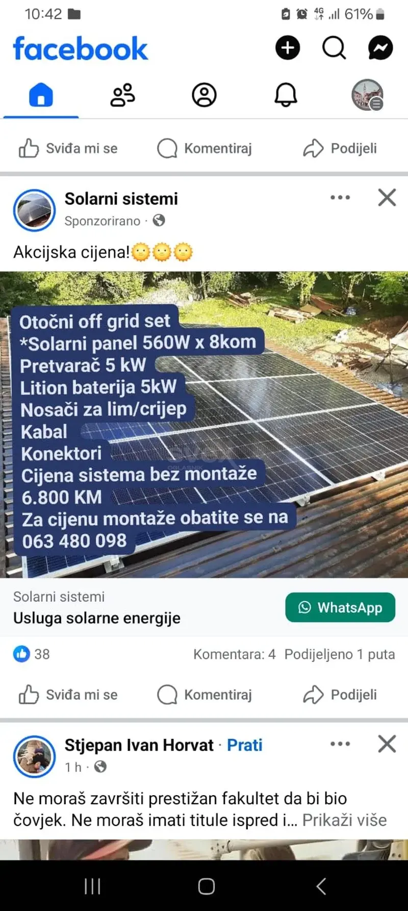 Off grid elektrana 5kW