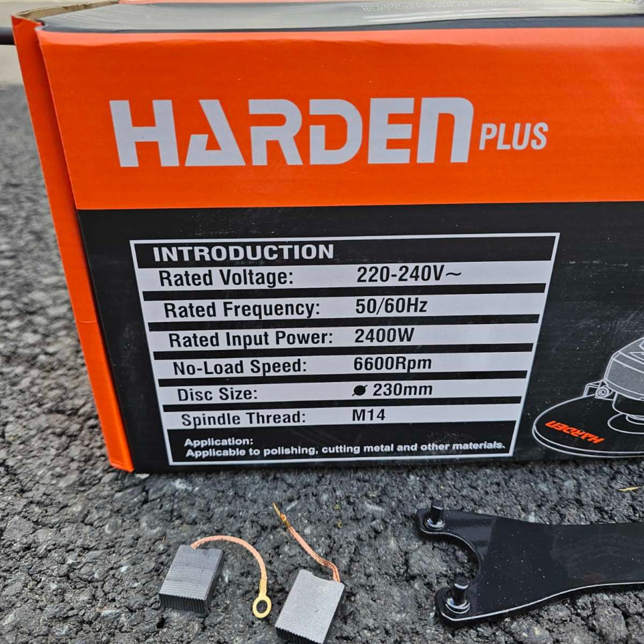 Ugaona brusilica 230 mm HARDEN - 2400 W