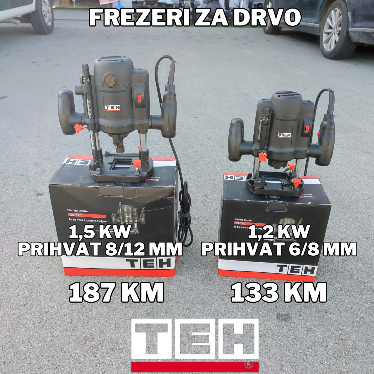TEH frezeri za drvo