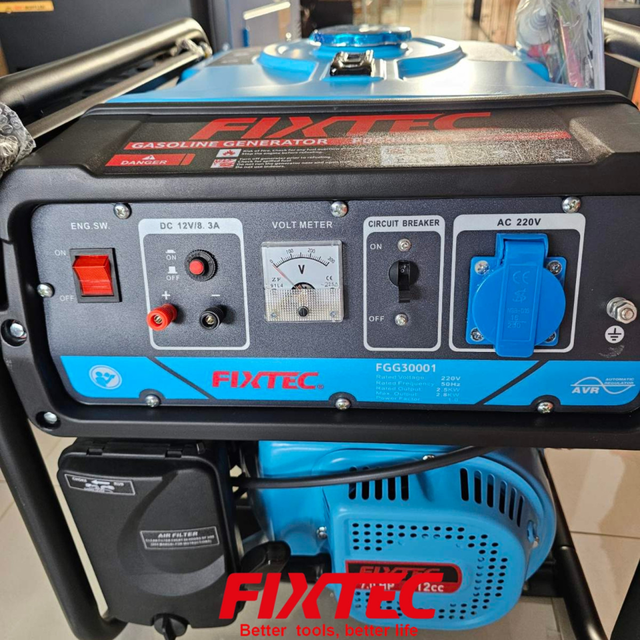 FIXTEC benzinski agregat 2,8 kW