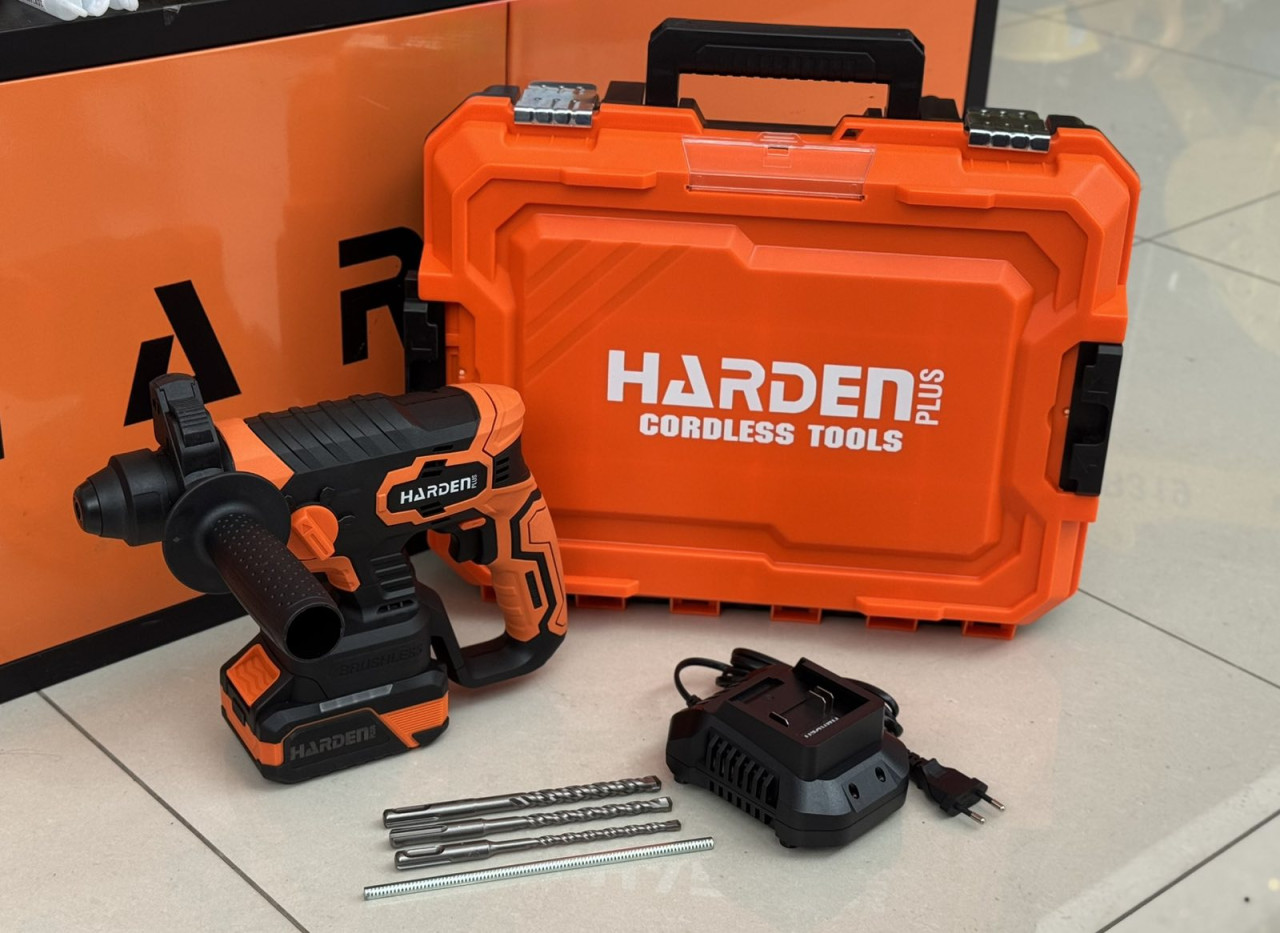 Aku Bušilica/čekić 20V sa baterijom i punjačem Harden 758242