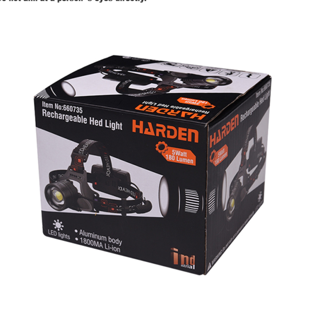 Naglavna lampa 1800 mAh HARDEN