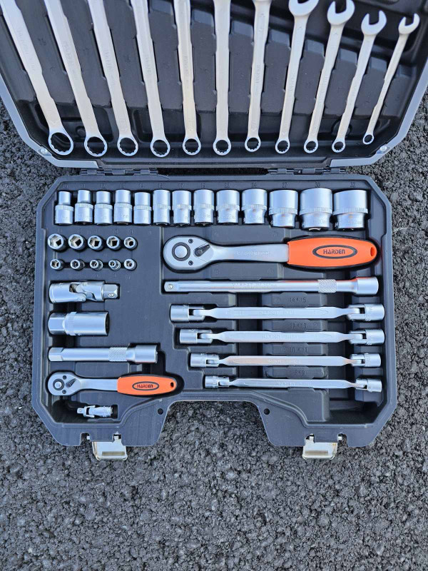 Set gedore i kombinovani ključevi 1/2 1/4 - 77 dijelova