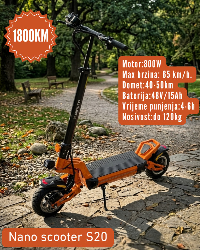 Električni trotinet romobil skuter Nano scooter S20