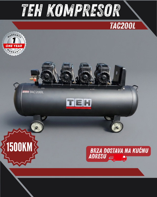 TEH kompresor zraka 200 litara