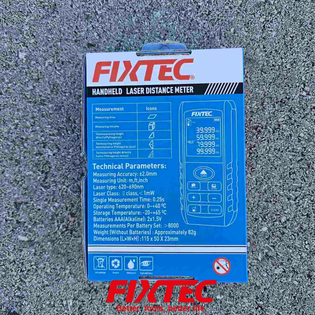 Fixtec Laserski metar 40m FHLMT40