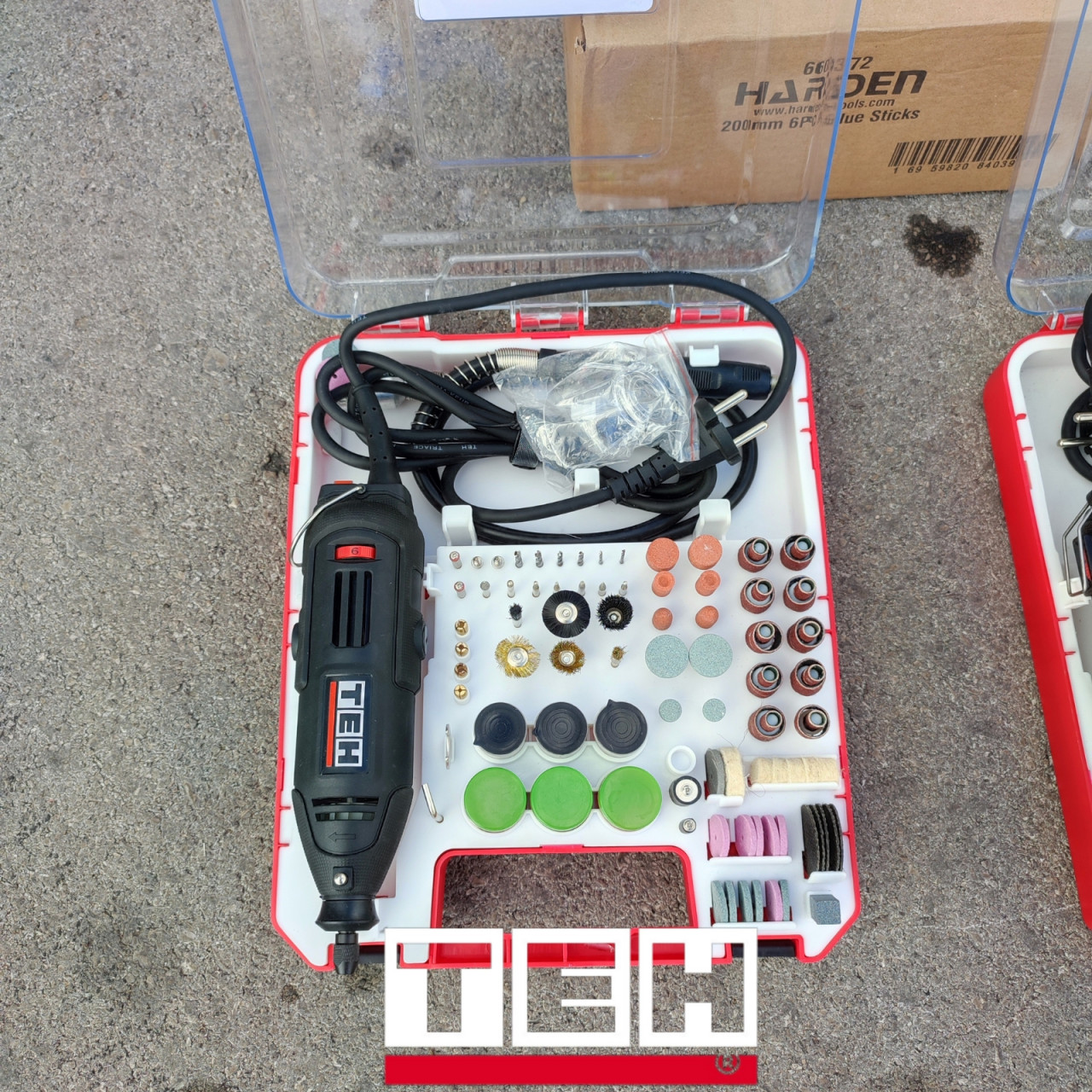 TEH gravirke + set alata 218 dijelova